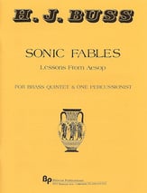 SONIC FABLES BRASS QUINTET/PERC cover